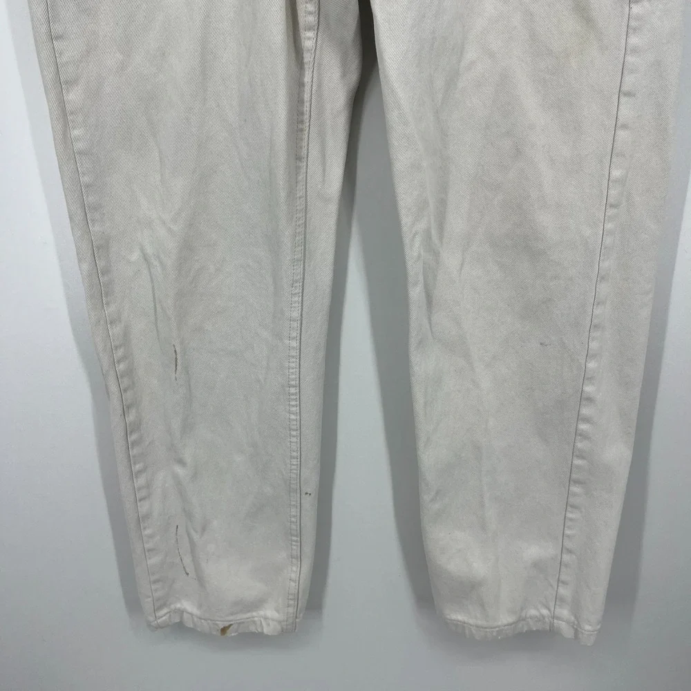 Lee Riveted Jeans Men's Size 32 White Vintage 90s Western Distressed Grunge